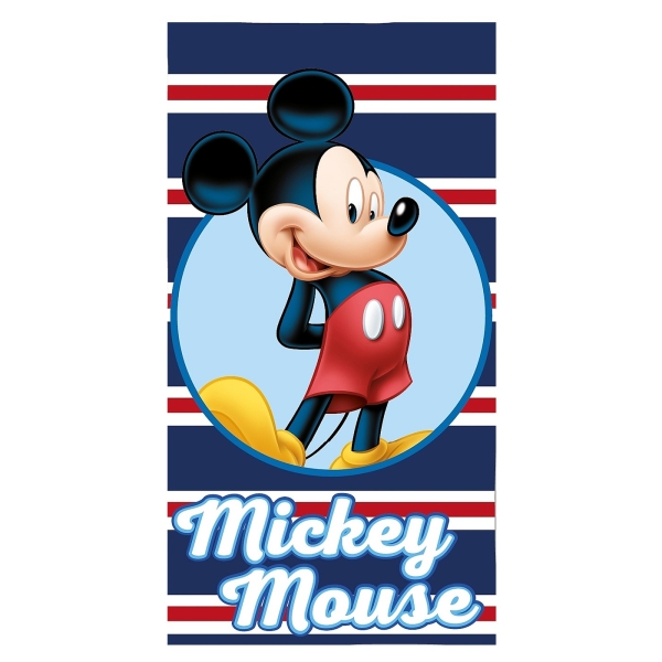 Πετσέτα Θαλάσσης Μικροίνες Mickey Mouse 140x70cm Disney MIC37-6155 - 1 τμχ