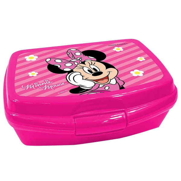 Δοχείο Φαγητού Πλαστικό Minnie 16,5x12,5x6cm 600ml Disney 4401-2-7725 - 1 τμχ