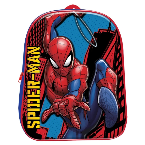 Τσάντα Πλάτης Νηπίου Spiderman 3d 31x26x11cm Spiderman 1000EVA31-4237 - 1 τμχ