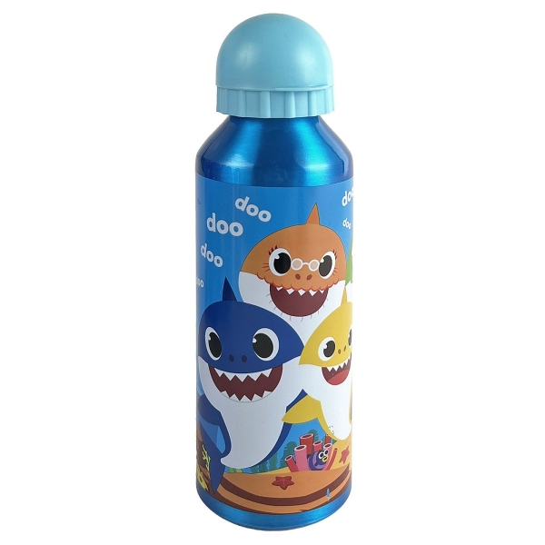 Παγούρι Μεταλλικό Baby Shark 21x6,5cm   500ml Baby Shark 020-9697 - 1 τμχ