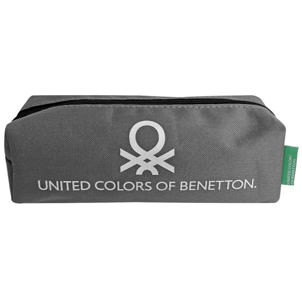 Κασετίνα Γκρι United Colors of Benetton 20x6cm Benetton - 1 τμχ