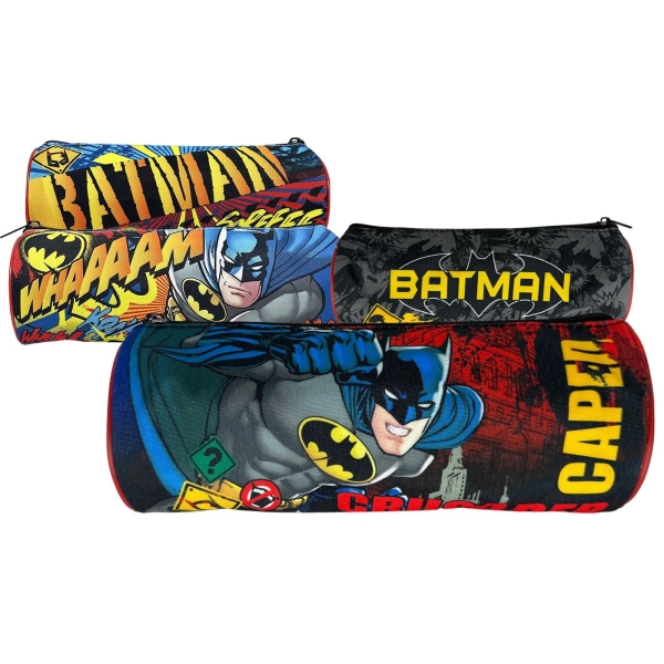 Κασετίνα Βαρελάκι Batman 23x8cm Warner Bros - 1 τμχ