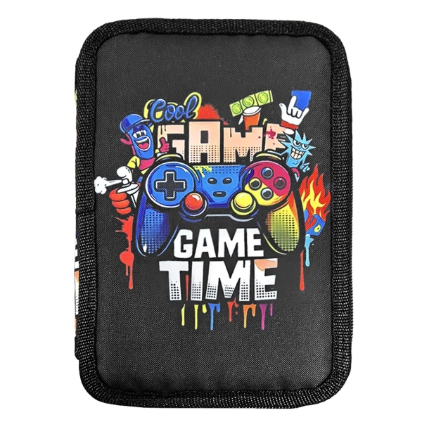Κασετίνα Joystick Gametime 2 Φερμουάρ Γεμάτη 20x13x3cm JustNote 703171 - 1 τμχ
