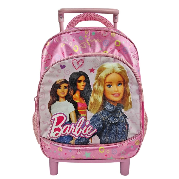 Τσάντα Τρόλεϋ Νηπίου Ανατομική Πλάτη Barbie 29x23x10cm Barbie - 1 τμχ