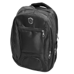 Τσάντα Πλάτης Μαύρη 4 zip 44x32x20cm JustNote 703428 - 1 τμχ