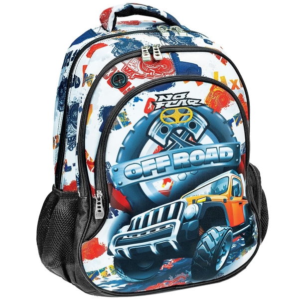 Σακίδιο Οβαλ no Fear off Road 48x30x28cm Gim 348-14031 - 1 τμχ