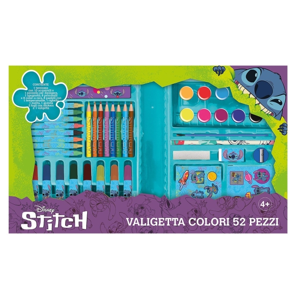 Σετ Ζωγραφικής 52τεμ Stitch 45x26x3cm		 Stitch - 1 τμχ