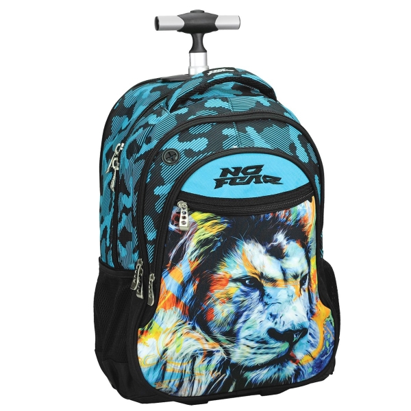 Τρόλευ Τσάντα  no Fear Fluo Lion 48x33x28cm 30lt Gim 348-45074 - 1 τμχ