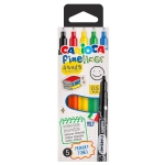 Μαρκαδόροι Carioca Fineliner Study 0,5mm σετ=5 Χρώματα  JustNote 80910 - 1 τμχ