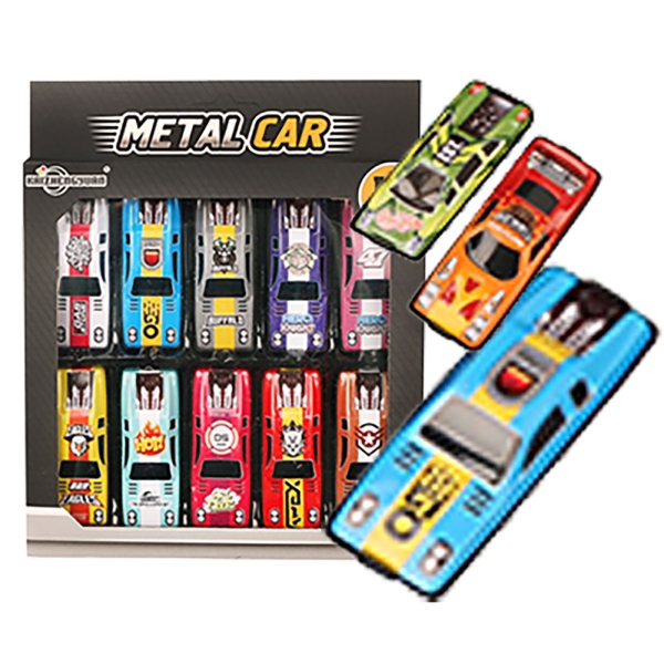 Αυτοκινητάκια Μεταλλικά Free Wheels 10τεμ 17x17cm ToyMarkt 902393 - 1 τμχ