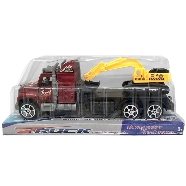 Νταλίκα με Γερανό  Friction 28,5x11x9cm ToyMarkt 902395 - 1 τμχ