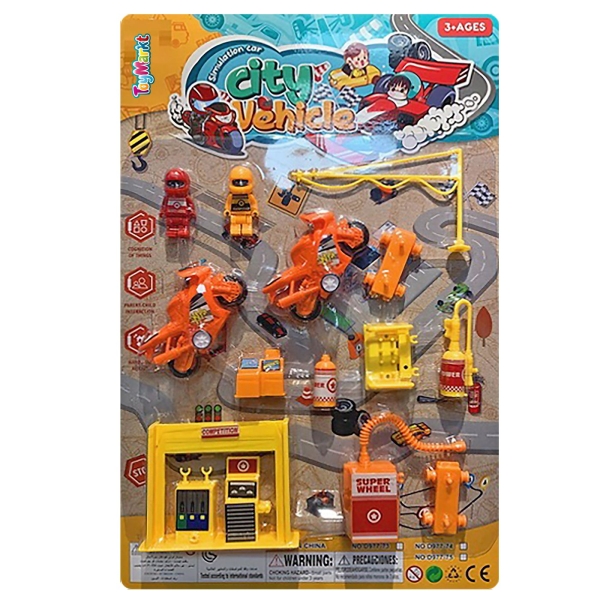 City Vehicle σε Καρτέλα Free Wheels 43x28cm ToyMarkt 913403 - 1 τμχ