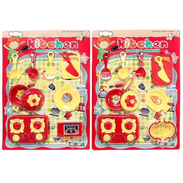 Καρτέλα Κουζινικά με Πετρογκάζ 38x28cm ToyMarkt 971051 - 1 τμχ