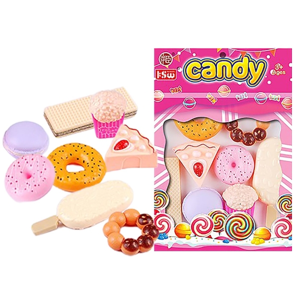 Donuts και Γλυκά 8 τεμ 20x14cm ToyMarkt 971365 - 1 τμχ