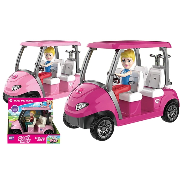 Όχηματα Golf  με Κούκλα σετ 20x17x9cm ToyMarkt 971381 - 1 τμχ