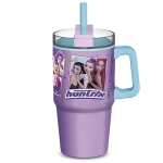 Θερμός Ποτήρι K-POP με Λαβή & Καλαμάκι 640ml K-Pop - 1 τμχ