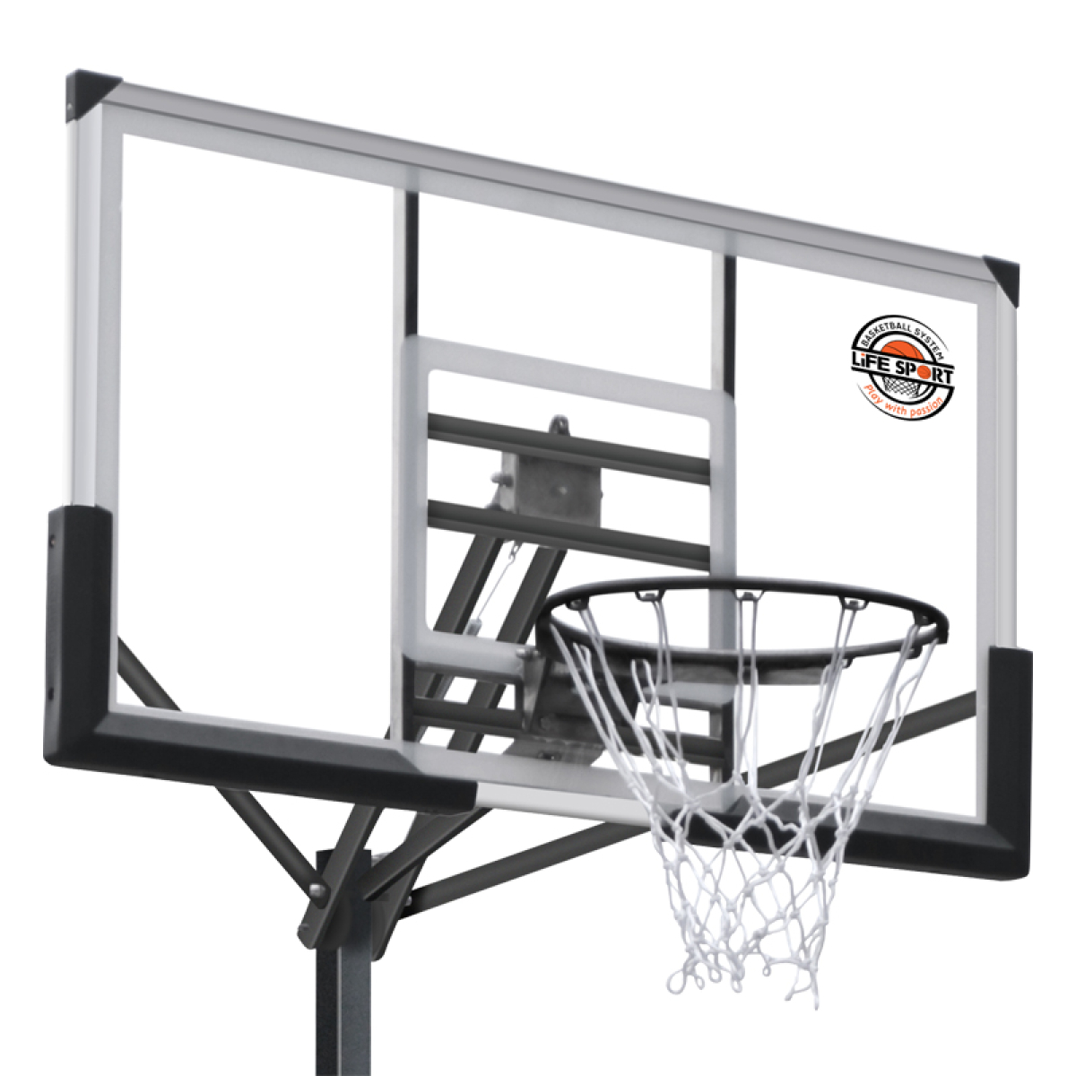 Life Sport Μπασκέτα με βάση A027F Αναδιπλούμενη - Image 5