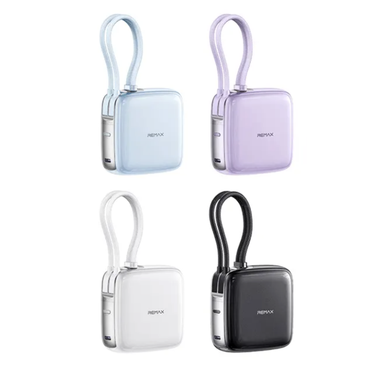 Power Bank 10000mAh Με Ενσωματωμένα Καλώδια USB-C Και Lightning 22.5W Remax FP-60