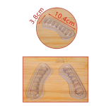 Αυτοκόλλητα Μαξιλαράκια Φτέρνας PU 10.4 x 3.8cm - 2202744 - Image 2