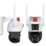 AI Ηλιακή Κάμερα Ασφαλείας 4G/WiFi PTZ 12MP Με Διπλό Φακό Και Ανίχνευση