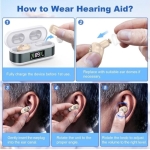 Ακουστικά Βαρηκοΐας In-Ear με Θήκη Φόρτισης ZF-M610