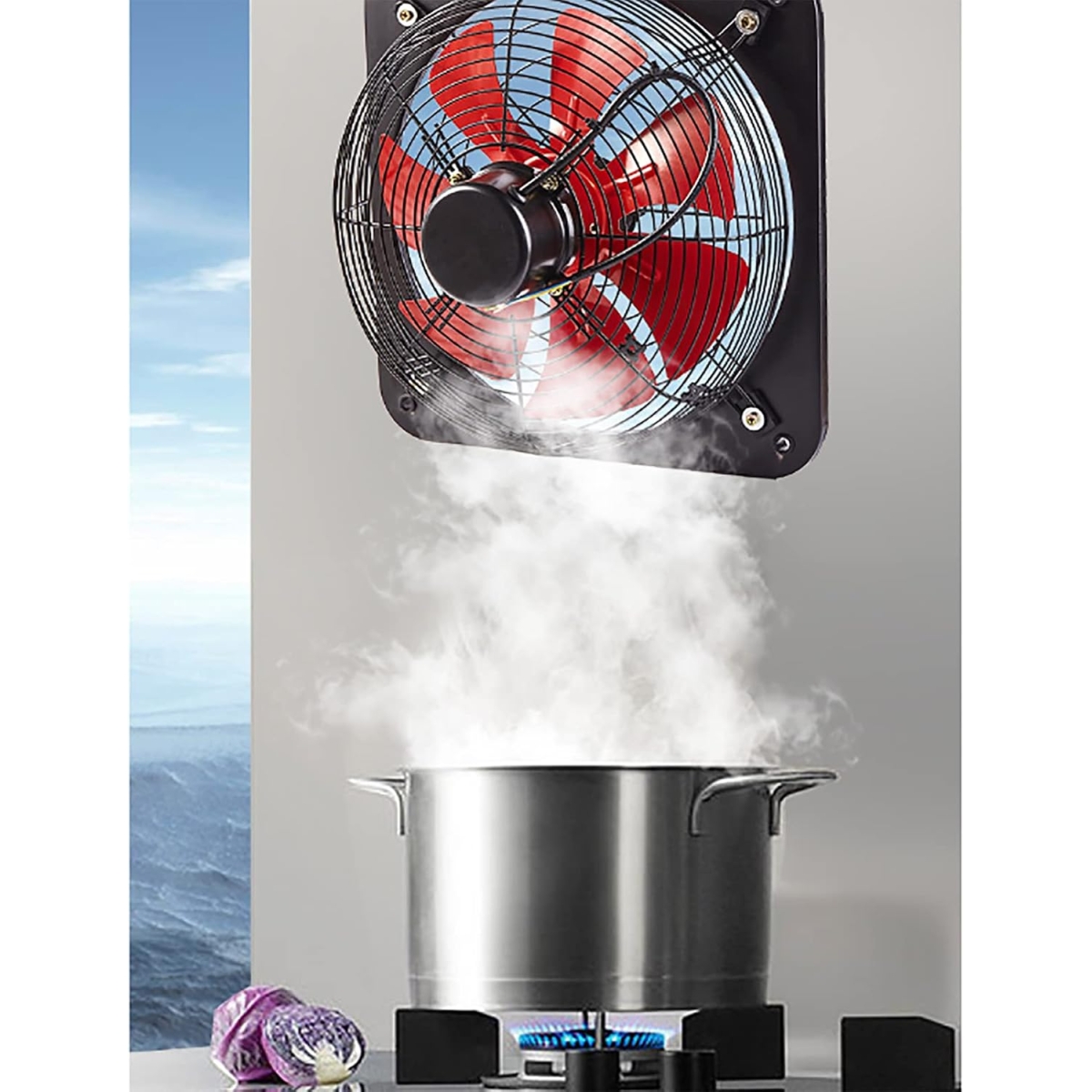 Ανεμιστήρας Εξαερισμού 12" 125W Με Παροχή Αέρα 2700m³/h - Image 6