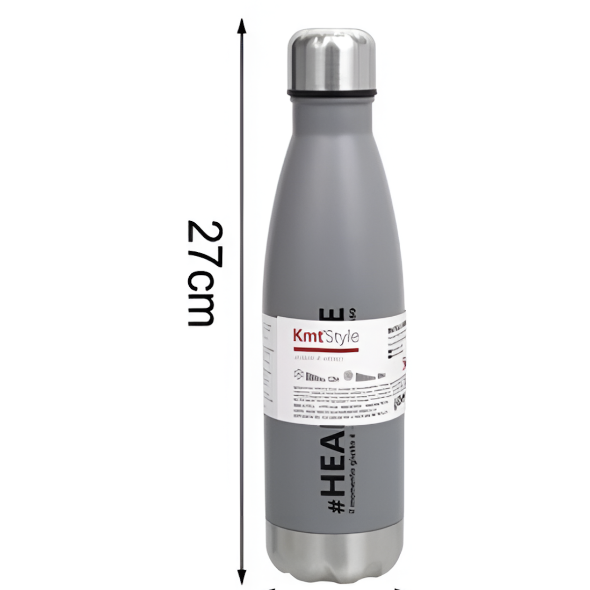 Ανοξείδωτο Μπουκάλι Θερμός 500 ml Kmt Style 2407919 - Image 6
