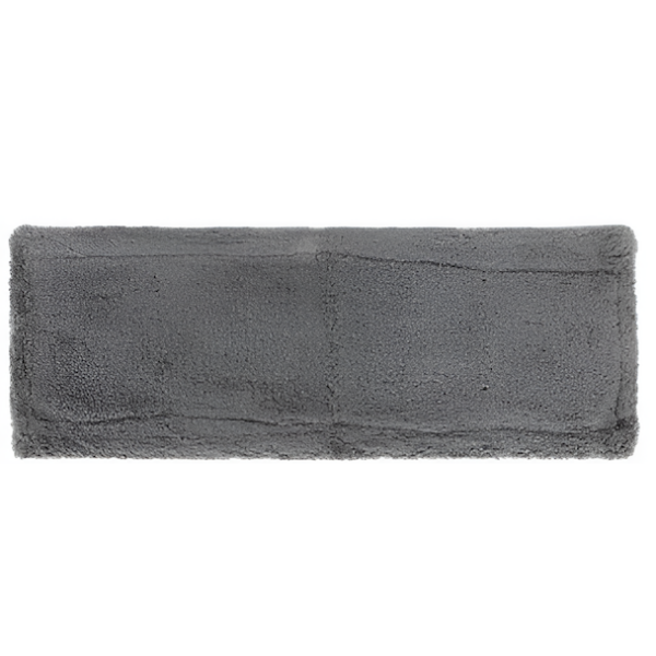 Ανταλλακτικό Πανί Σφουγγαρίστρας Microfiber 45x15cm Γκρι 3213690