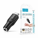 Αντάπτορας USB-C σε 3.5mm Jack AUX με DAC για Ακουστικά και Μικρόφωνο HOCO UPA35 - Image 2