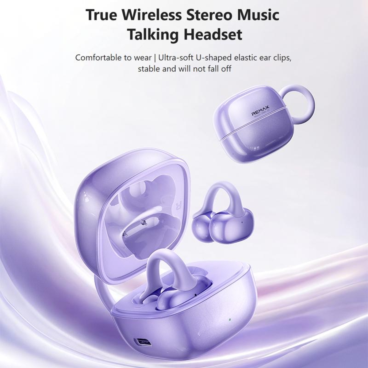 Ασύρματα Ακουστικά Bluetooth 6.0 Open Ear Με ENC Και Θήκη Φόρτισης Remax OWS-22 - Image 5