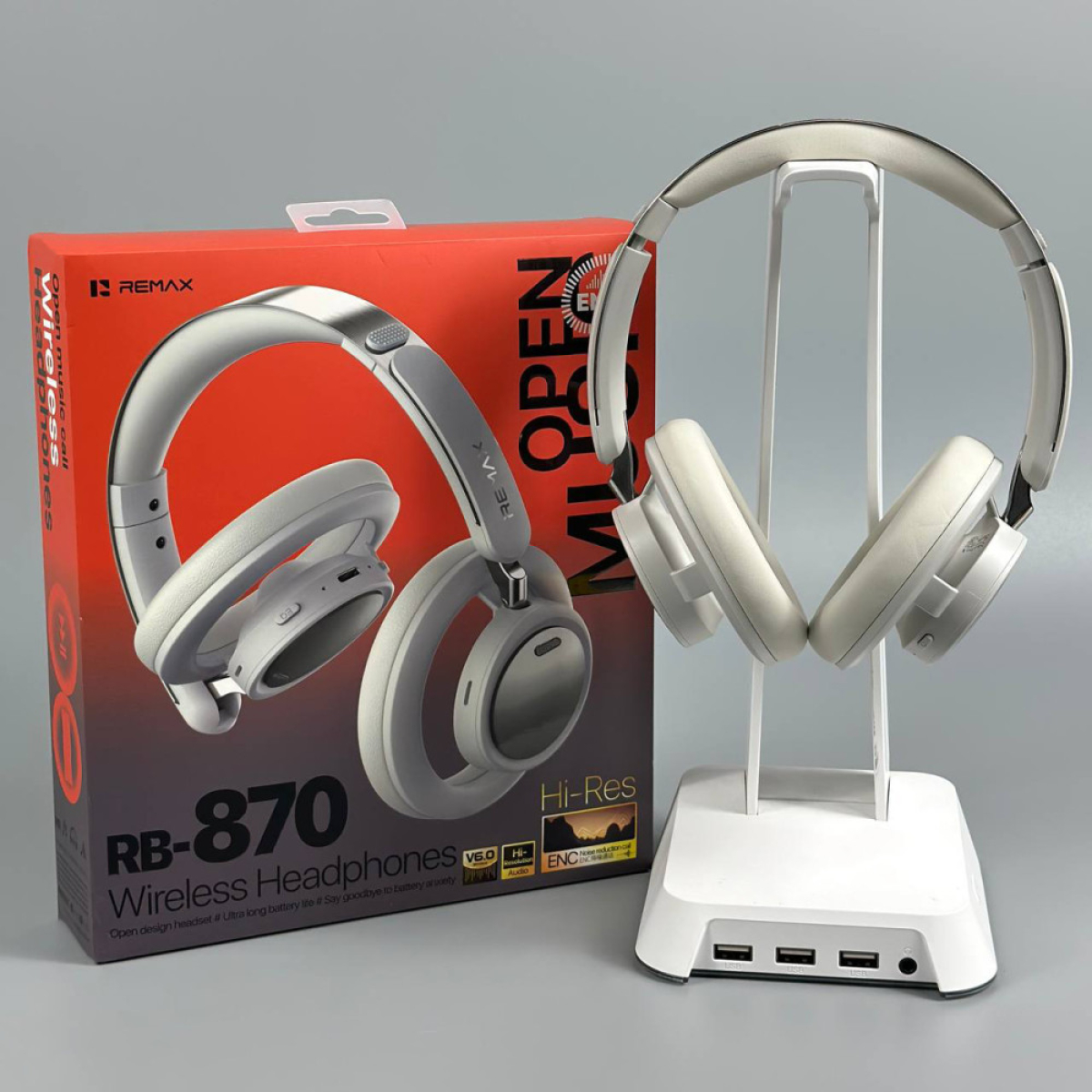 Ασύρματα Ακουστικά On-Ear Bluetooth 6.0 Με Μικρόφωνο Remax RB-870 - Image 2
