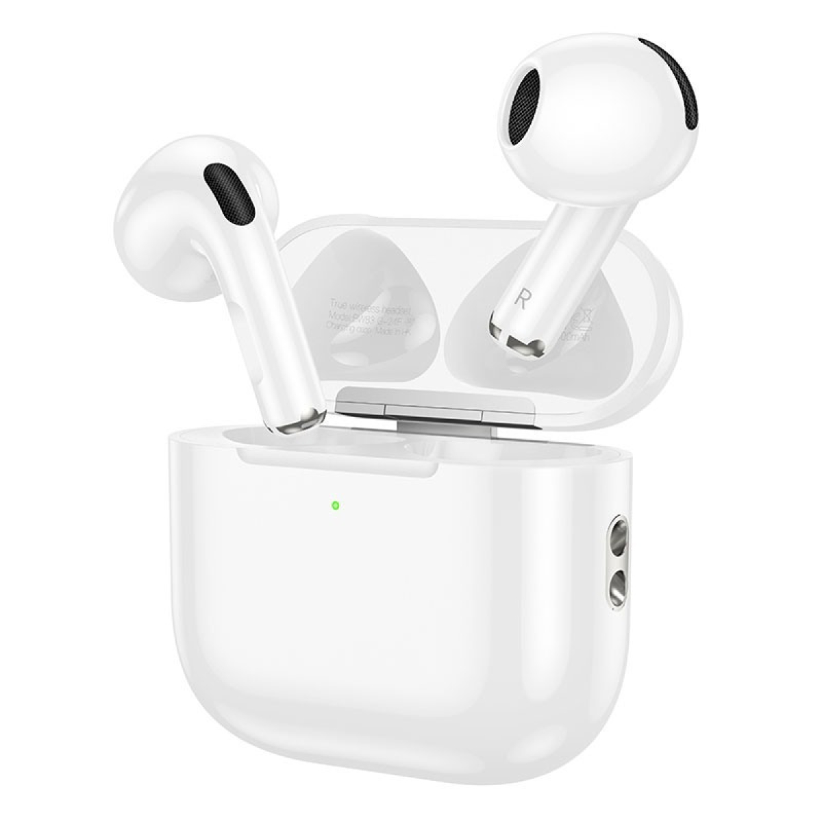 Ασύρματα Bluetooth Ακουστικά Earbuds με Θήκη Φόρτισης Borofone BW81 Λευκά - Image 2