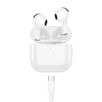 Ασύρματα Bluetooth Ακουστικά Earbuds με Θήκη Φόρτισης Borofone BW81 Λευκά - Image 4