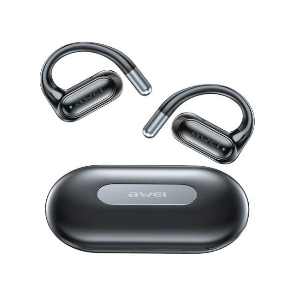 Ασύρματα Open Ear Ακουστικά Bluetooth 5.4 με Ear Hook και Θήκη Φόρτισης Awei T93