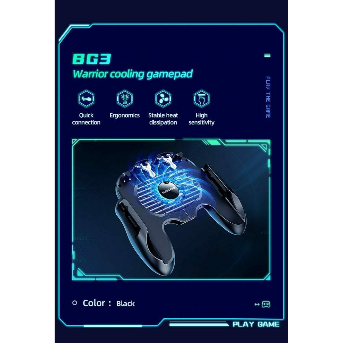 Aσύρματο Cooling Gamepad Borofone BG3 - Image 2