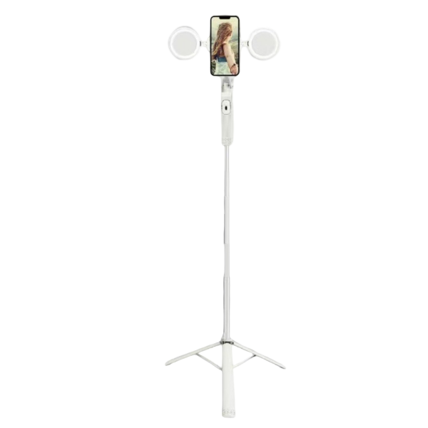 Ασύρματο Selfie Stick Με Τρίποδο Και Διπλό LED Φωτισμό Andowl Q-ZP9