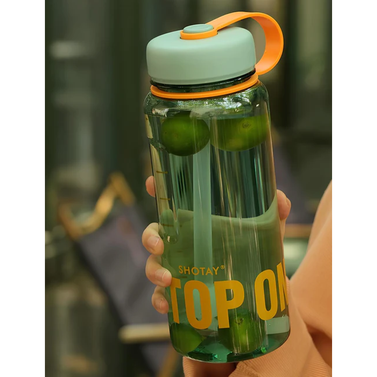 Αθλητικό Παγούρι Νερού 800ml με Καλαμάκι και Φίλτρο SHOTAY TOP ONE ST-7292 - Image 11