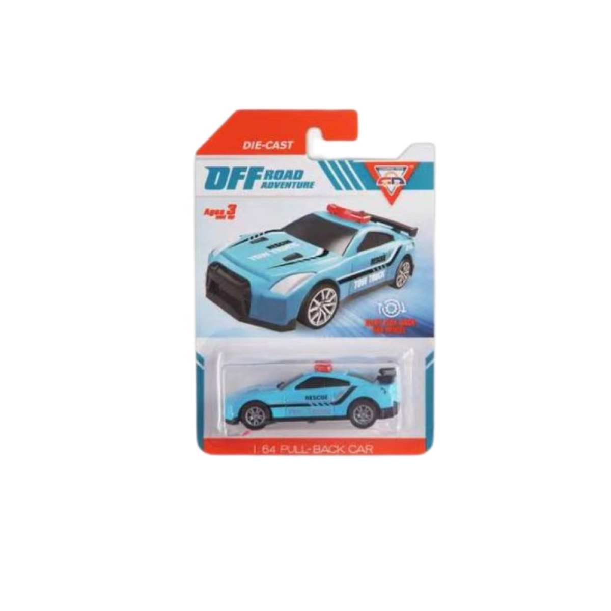 Αυτοκινητάκι Pull Back 1:64 Die-Cast – 6 Σχέδια