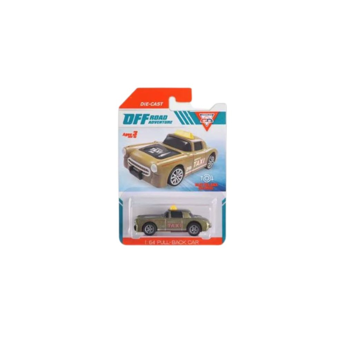 Αυτοκινητάκι Pull Back 1:64 Die-Cast – 6 Σχέδια