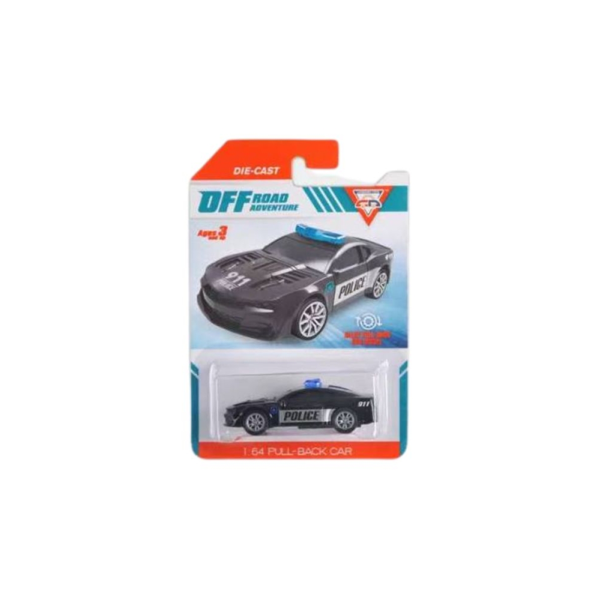 Αυτοκινητάκι Pull Back 1:64 Die-Cast – 6 Σχέδια