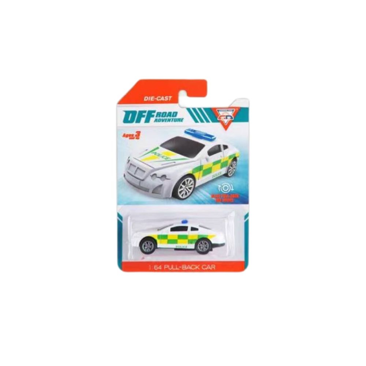 Αυτοκινητάκι Pull Back 1:64 Die-Cast – 6 Σχέδια