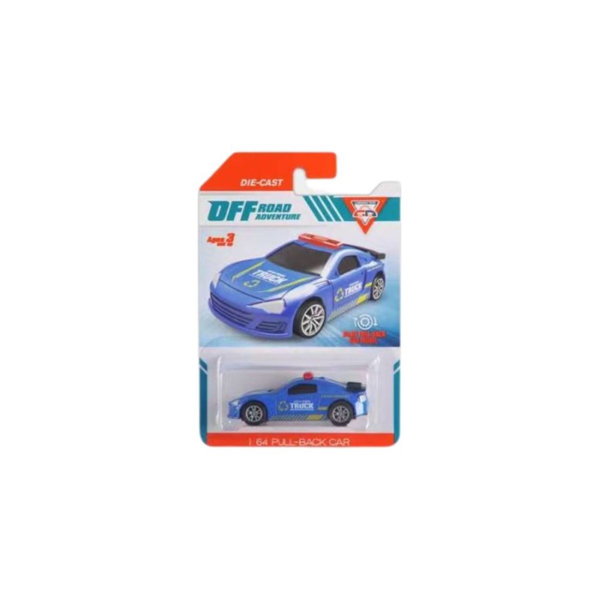 Αυτοκινητάκι Pull Back 1:64 Die-Cast – 6 Σχέδια