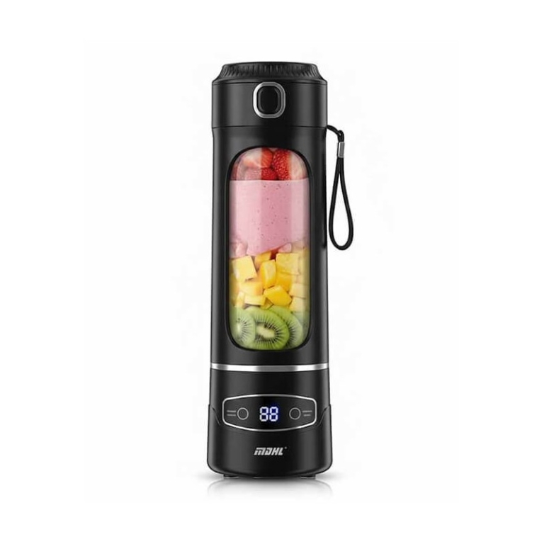 Μπλέντερ με Πλαστική Κανάτα 600 ml 50W MDHL AJ-02 Μαύρο