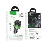 Bluetooth FM Transmitter Αυτοκινήτου 42W με USB-A, USB-C PD 30W και Bluetooth 6.0 HOCO E166 Path - Image 4