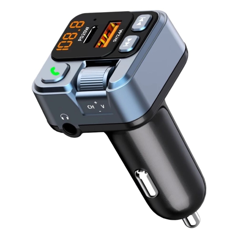 Bluetooth FM Transmitter Αυτοκινήτου με MP3 και 2 USB - HM101
