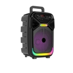 Bluetooth Karaoke Ηχείο ABS-8105 8" με Ενσύρματο Μικρόφωνο & RGB Φωτισμό