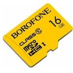 Borofone Micro SDHC Κάρτα Μνήμης 16GB Class10