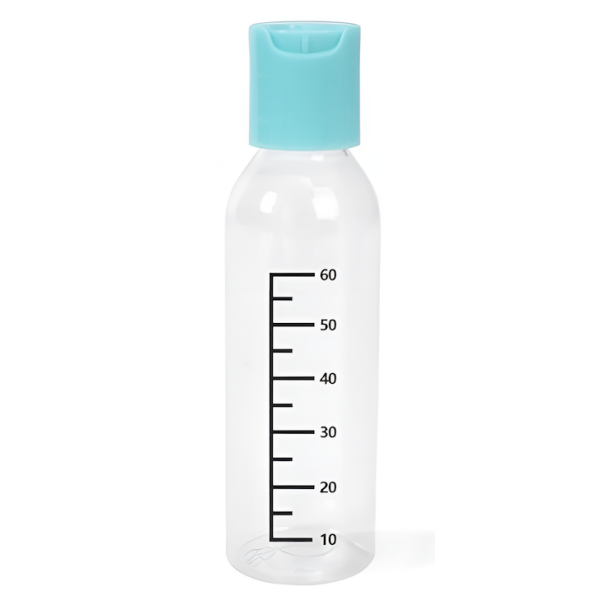 Διάφανο Μπουκαλάκι Ταξιδίου 60ml Kmt Style 502641