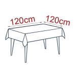 Διάφανο Προστατευτικό Τραπεζομάντηλο PVC 120x120cm 3283401