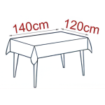 Διάφανο Προστατευτικό Τραπεζομάντηλο PVC 120x140cm 3283402 - Image 2